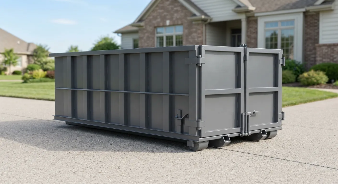 10 yard dumpster rental from our Fairfield fleet